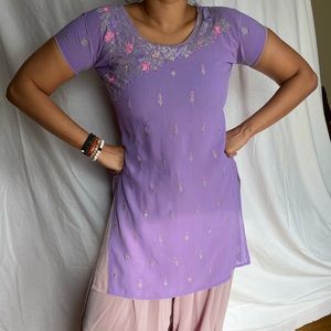 Indian Salwar Kameez Kurta & Dhoti Churidar 2pcs